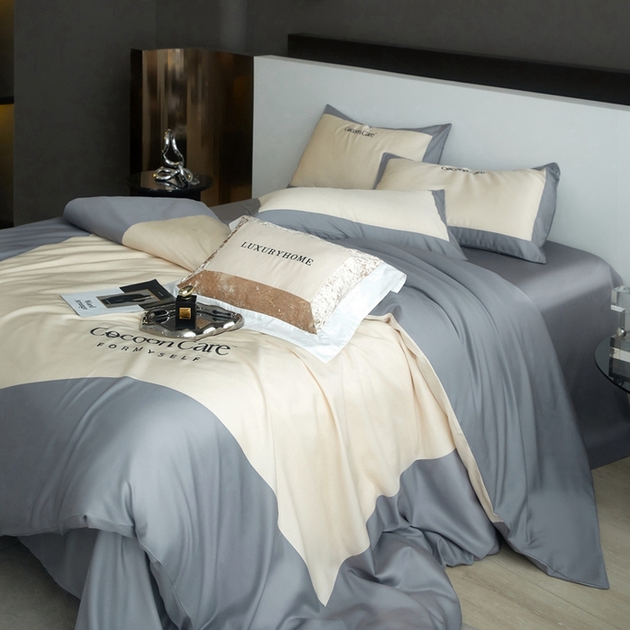 91家纺网 家纺一手货源 找家纺 金奇达2025新款【洛伊】-茧养莱赛尔四件套（标准号全网控价（折后券后）不低于258元） 洛伊-战舰兰