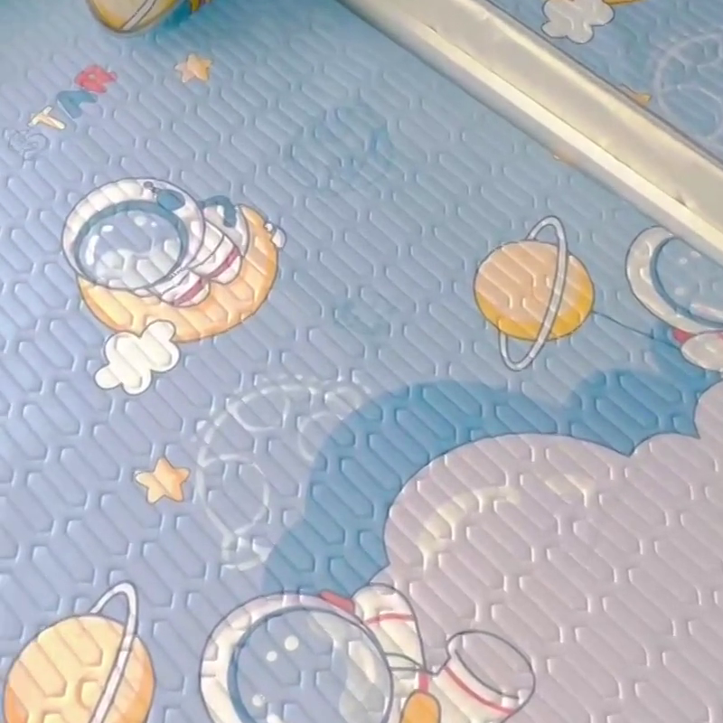 91家纺网 家纺一手货源 找家纺 小虾米 2025乳胶凉席上下床床笠 宇航员