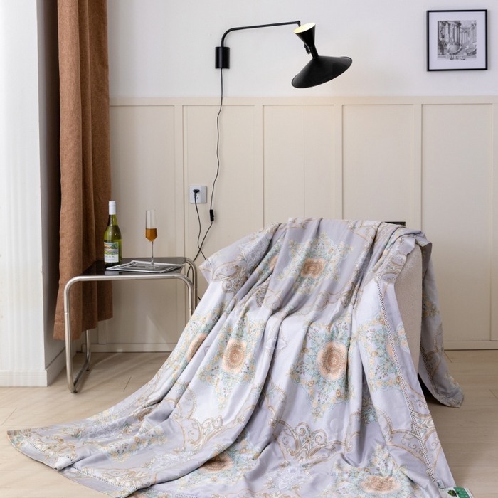 91家纺网 家纺一手货源 找家纺 棉生活家纺 2025新款春夏莫代尔天丝夏被 爱德堡