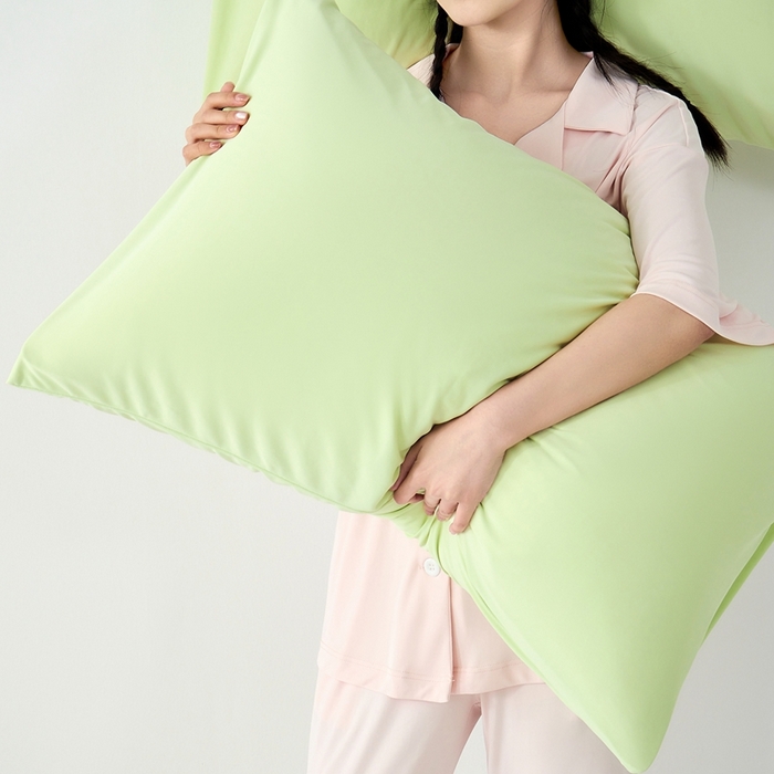 91家纺网 家纺一手货源 找家纺 （总）LADY COCO2025新款coolmate多巴胺色系凉感枕套