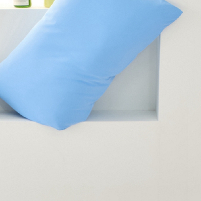 91家纺网 家纺一手货源 找家纺 LADY COCO2025新款coolmate多巴胺色系凉感枕套 蓝色