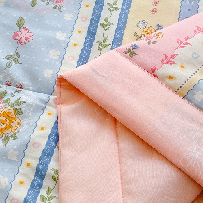 91家纺网 家纺一手货源 找家纺 欧夏家纺 2025新款里外全棉印花夏被100%新疆棉花 小资派