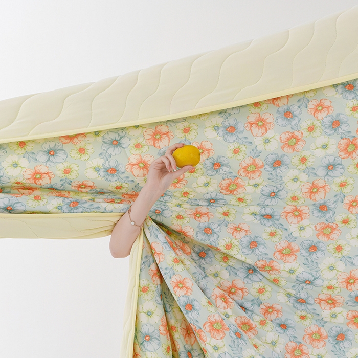 91家纺网 家纺一手货源 找家纺 圣楚 2025新款梦境凉感丝夏凉被 c多彩缤纷