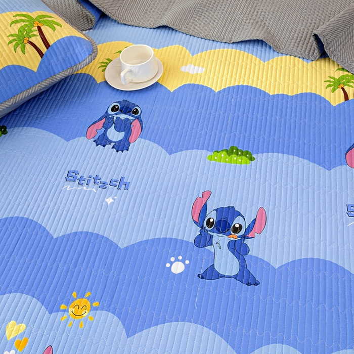 91家纺网 家纺一手货源 找家纺 情煊家纺 2025新款双面全棉夹棉枕套 史迪仔