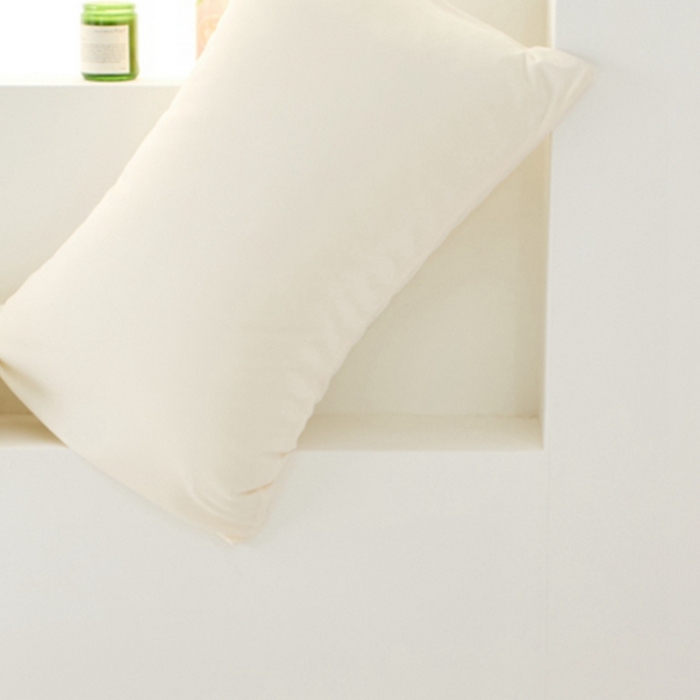 91家纺网 家纺一手货源 找家纺 LADY COCO2025新款coolmate多巴胺色系凉感枕套 牙白