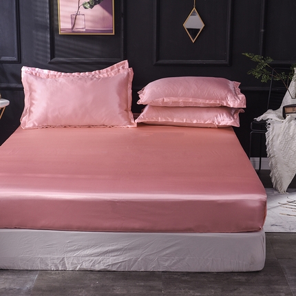 经年 2025年特价款丝绸水洗冰丝四件套-单床笠 直播爆款 玉色