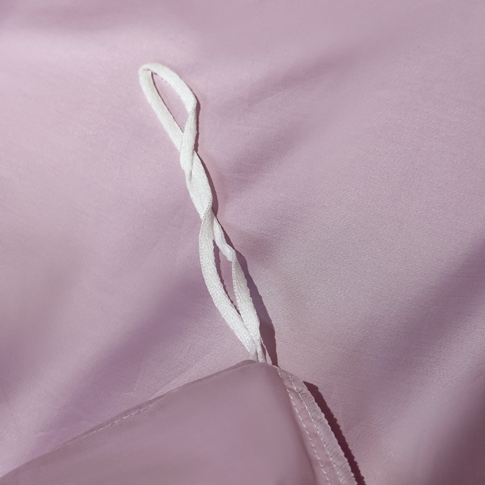 91家纺网 家纺一手货源 找家纺 氧家2025新款60支全棉贡缎纯色四件套 豆蔻紫