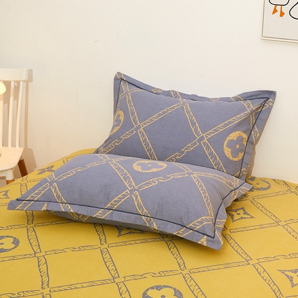 91家纺网 家纺一手货源 找家纺 （总）简约家纺 2025新款全棉磨毛印花单品枕套