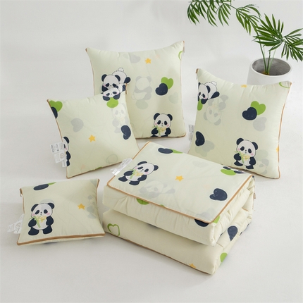 91家纺网 家纺一手货源 找家纺 （总）照世家纺 2025新款全棉印花抗菌棉抱枕被