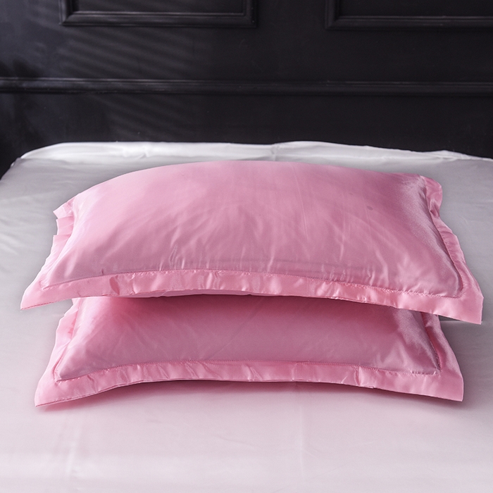 91家纺网 家纺一手货源 找家纺 经年 2025年特价款丝绸水洗冰丝四件套-四件套 直播爆款 粉色白