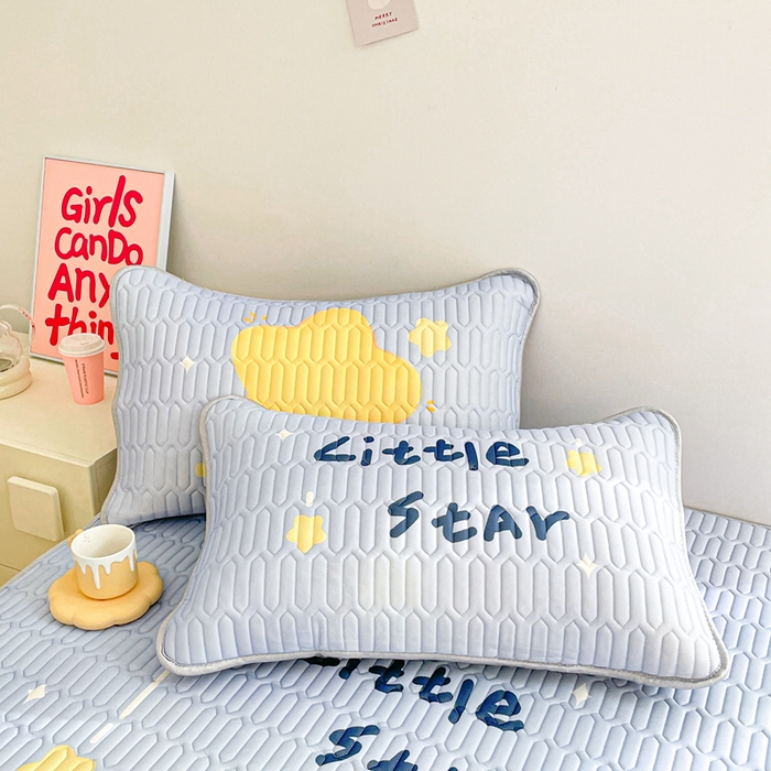 91家纺网 家纺一手货源 找家纺 川悦生活 2025新款大阪凉感丝凉席 星海