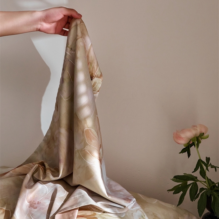 91家纺网 家纺一手货源 找家纺 金奇达2025新款【艺术花卉】-茧养莱赛尔四件套（标准号全网控价（折后券后）不低于228元） 瑞贝卡