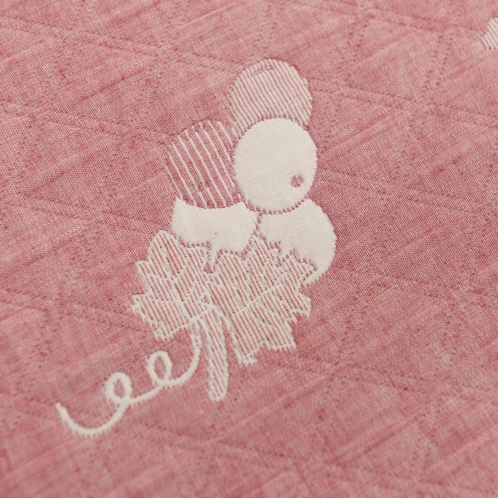 91家纺网 家纺一手货源 找家纺 九沐良品 2025新款A类全棉三层纱多功能毛巾被盖毯床单夏被 葡萄粉