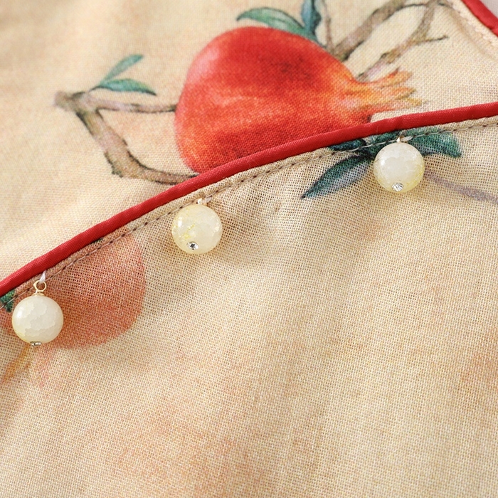 91家纺网 家纺一手货源 找家纺 洛兰沙家居馆【只代发】【只代发】 2025新款国风竹纤维鸟语花香春夏女睡衣大码长袖长裤自带凉感休闲套装 ls1307