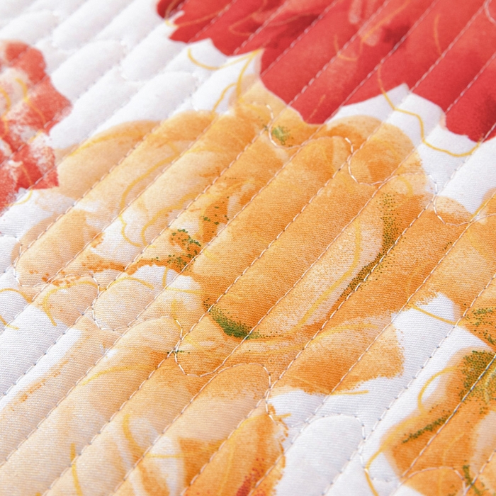 91家纺网 家纺一手货源 找家纺 情煊家纺 2025新款双面全棉夹棉枕套 锦绣年华