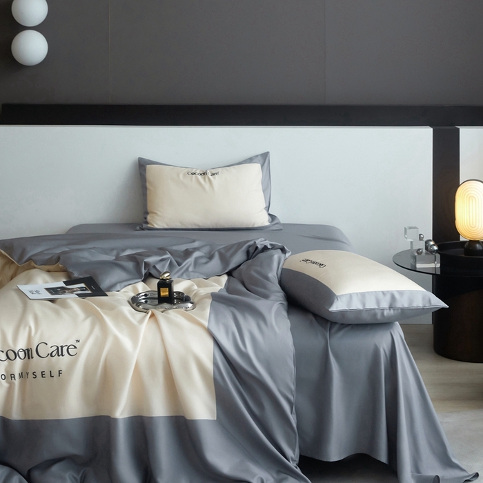 91家纺网 家纺一手货源 找家纺 金奇达2025新款【洛伊】-茧养莱赛尔四件套（标准号全网控价（折后券后）不低于258元） 洛伊-战舰兰