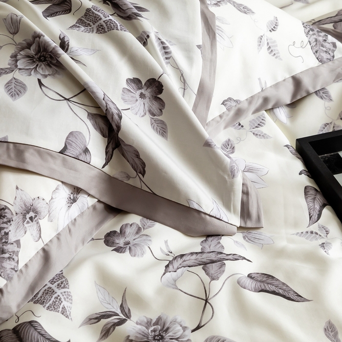 91家纺网 家纺一手货源 找家纺 金奇达2025新款【曼妙庄园】-轻氧水光天丝棉四件套（标准号全网控价（折后券后）不低于268） 秋梓