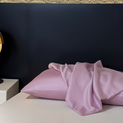 91家纺网 家纺一手货源 找家纺 （总）氧家2025新款60s贡缎长绒棉纯色随心配系列-单枕套