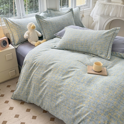 91家纺网 家纺一手货源 找家纺 （总）简约家纺 2025新款全棉磨毛印花单品枕套