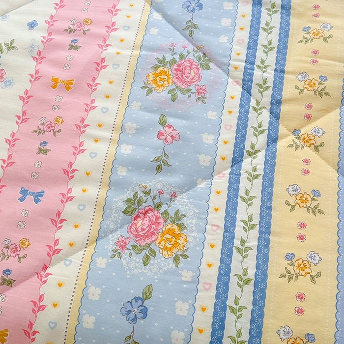 91家纺网 家纺一手货源 找家纺 欧夏家纺 2025新款里外全棉印花夏被100%新疆棉花 小资派