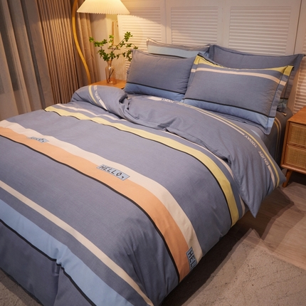 91家纺网 家纺一手货源 找家纺 （总）2025新款全棉磨毛印花单品被套