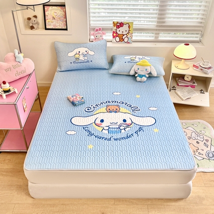 金爱家 2025新款正版三丽鸥凉感乳胶凉席 汽水玉桂狗