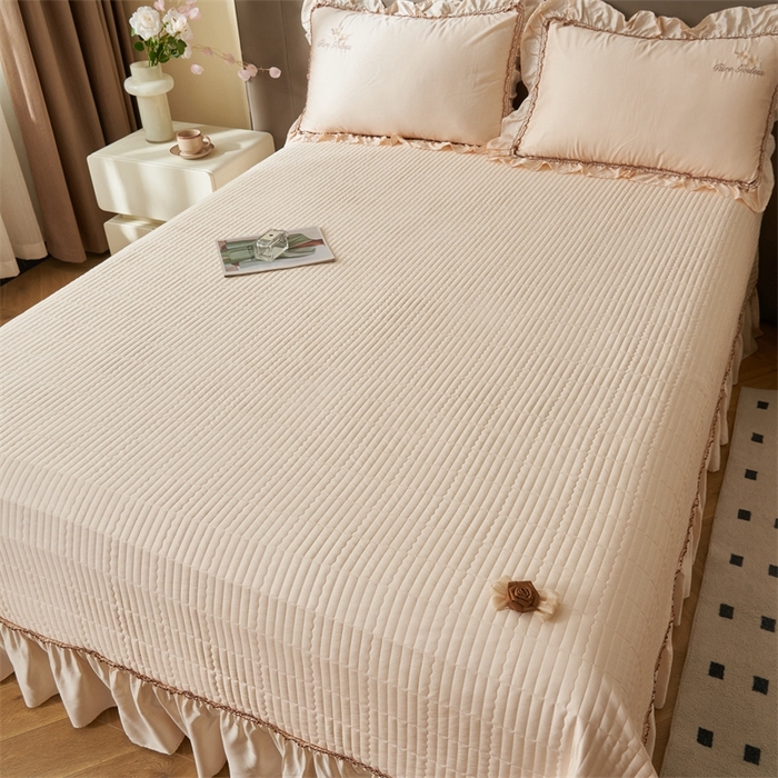 91家纺网 家纺一手货源 找家纺 恒爱家纺  2025新款莫代尔柔情似水多功能夏被床盖四件套			 			 美人玉