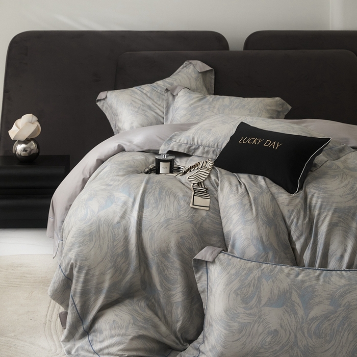 91家纺网 家纺一手货源 找家纺 金奇达2025新款【盛夏流年】-茧养莱赛尔四件套（标准号全网控价（折后券后）不低于258元） 圣戈尔