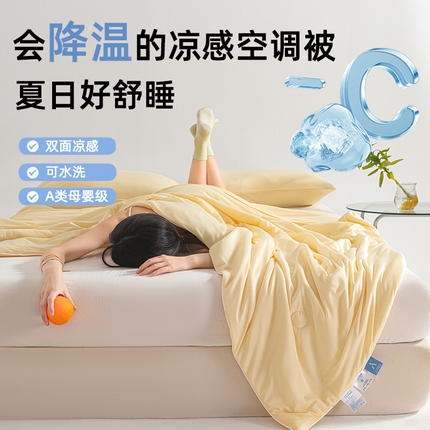 91家纺网 家纺一手货源 找家纺 （总1）圣尔雅家纺 2025新款A类云母凉感丝夏被空调被夏凉被子被芯