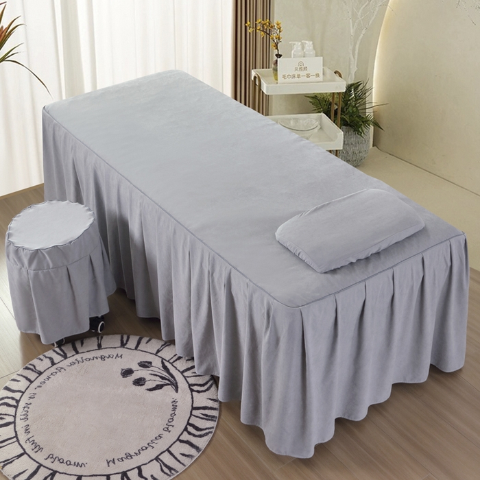 91家纺网 家纺一手货源 找家纺 （总）千姿坊美 容 床罩 2025新款美 容床罩冬被蜜桃绒四件套