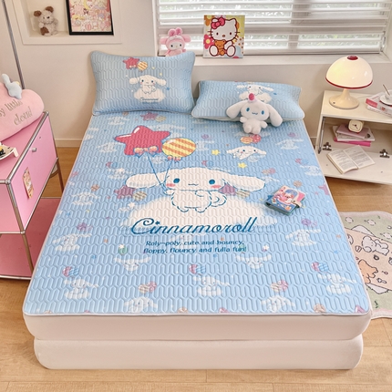 金爱家 2025新款正版三丽鸥凉感乳胶凉席 气球玉桂狗