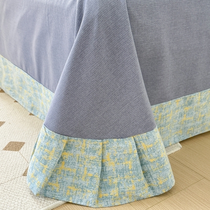 91家纺网 家纺一手货源 找家纺 （总）简约家纺 2025新款全棉磨毛印花单品床单