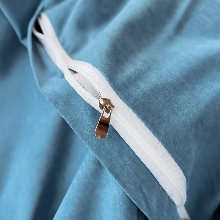 91家纺网 家纺一手货源 找家纺 （总）曲之慕 2025新品四季款高端刺绣四件套简约可水洗轻奢纯色刺绣四件套--馨花漫舞