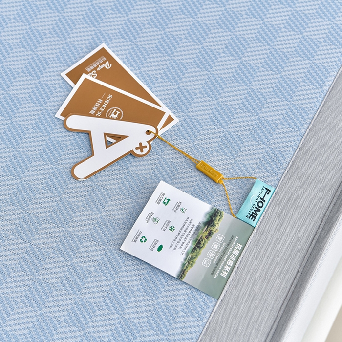 91家纺网 家纺一手货源 找家纺 小牛席业 2025新款棋盘格-冰丝清凉席系列（床笠款）凉席藤席冰藤席冰丝席竹席空调席草席乳胶席豆豆席三件套 蓝色