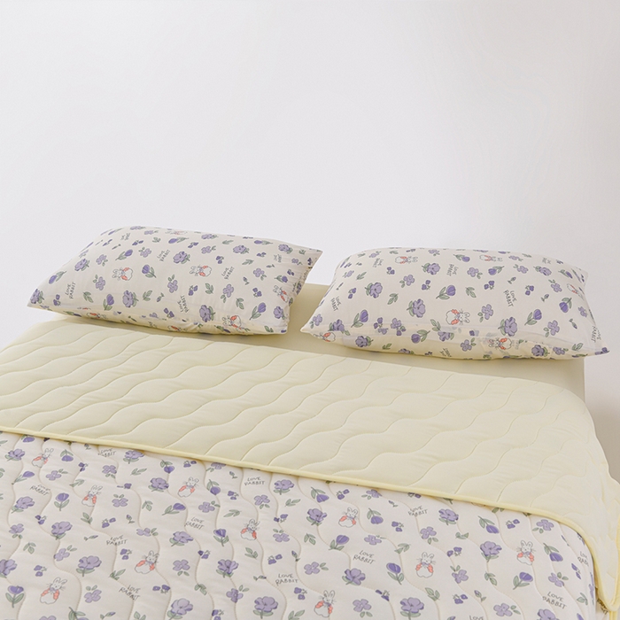 91家纺网 家纺一手货源 找家纺 圣楚 2025新款梦境凉感丝夏凉被 b花颜悦色