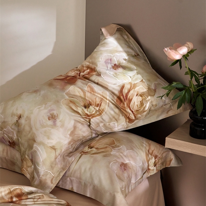 91家纺网 家纺一手货源 找家纺 金奇达2025新款【艺术花卉】-茧养莱赛尔四件套（标准号全网控价（折后券后）不低于228元） 瑞贝卡