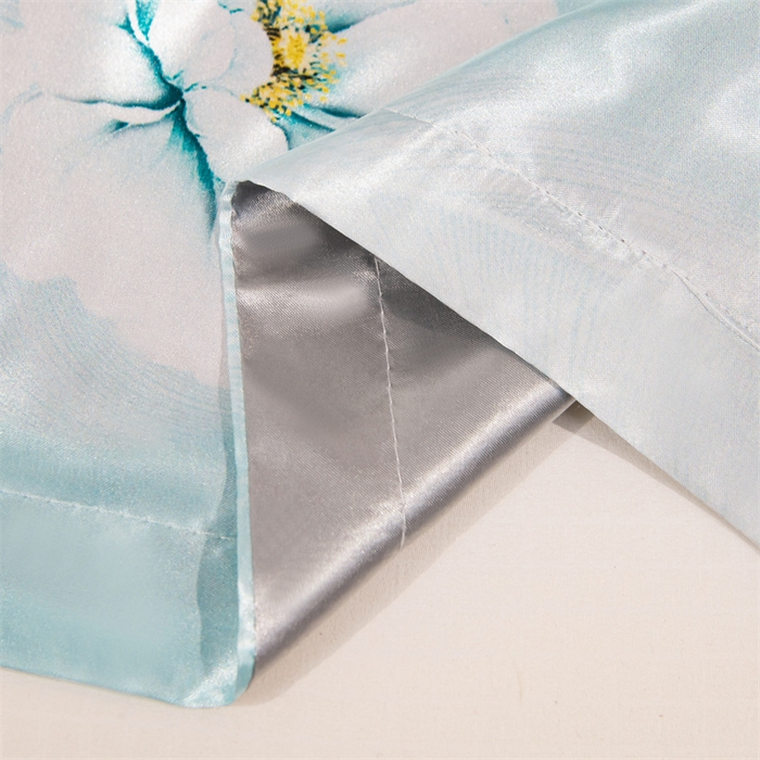 91家纺网 家纺一手货源 找家纺 梦舒羽 2025新款可水洗冰丝双人枕套凉爽情侣枕头套枕芯套 花语