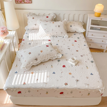 91家纺网 家纺一手货源 找家纺 （总）麒豆豆 2025新款天丝印花床笠