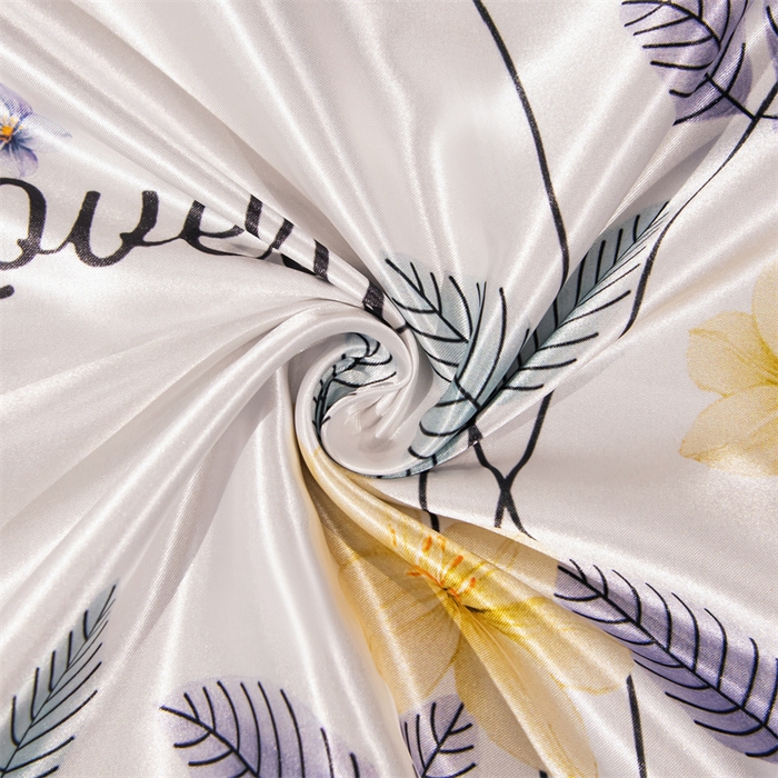 91家纺网 家纺一手货源 找家纺 梦舒羽 2025新款可水洗冰丝双人枕套凉爽情侣枕头套枕芯套 花曳