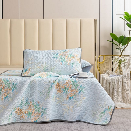 91家纺网 家纺一手货源 找家纺 （总）美丽折家纺 2025新款云母冰丝乳胶凉席三件套系列