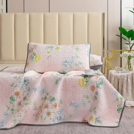 91家纺网 家纺一手货源 找家纺 （总）美丽折家纺 2025新款云母冰丝乳胶凉席三件套系列