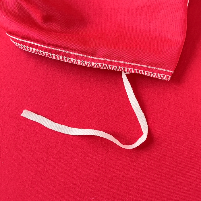 91家纺网 家纺一手货源 找家纺 曲之慕 2025新品四季款高端刺绣四件套简约可水洗轻奢纯色刺绣四件套 大麦大红