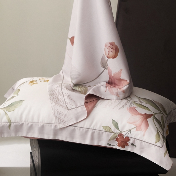 91家纺网 家纺一手货源 找家纺 金奇达2025新款【盛夏流年】-茧养莱赛尔四件套（标准号全网控价（折后券后）不低于258元） 艾诺丝粉