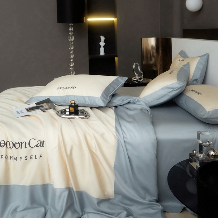 91家纺网 家纺一手货源 找家纺 金奇达2025新款【洛伊】-茧养莱赛尔四件套（标准号全网控价（折后券后）不低于258元） 洛伊-风铃兰