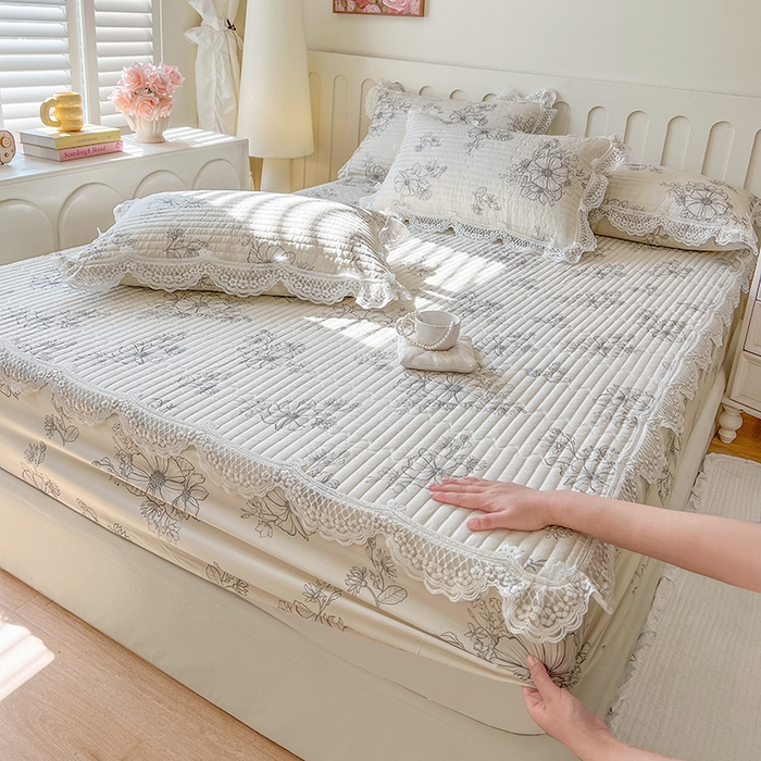 91家纺网 家纺一手货源 找家纺 麒豆豆 2025新款天丝印花床笠 琳琅