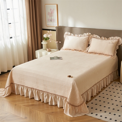 （总）恒爱家纺  2025新款莫代尔柔情似水多功能夏被床盖四件套			 			