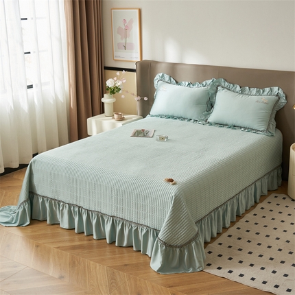 91家纺网 家纺一手货源 找家纺 （总）恒爱家纺  2025新款莫代尔柔情似水多功能夏被床盖四件套			 			