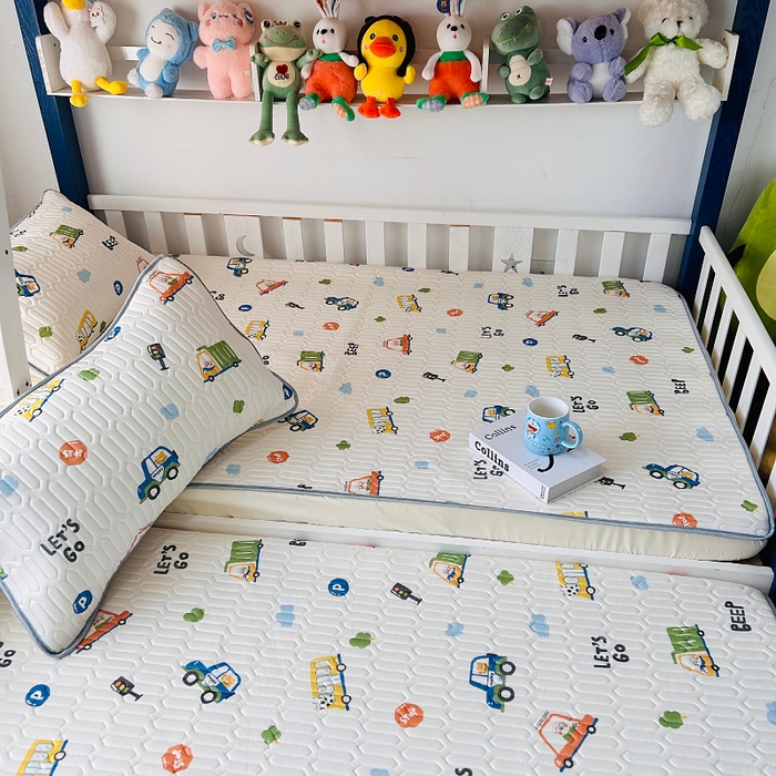 91家纺网 家纺一手货源 找家纺 小虾米 2025乳胶凉席上下床床笠 小汽车