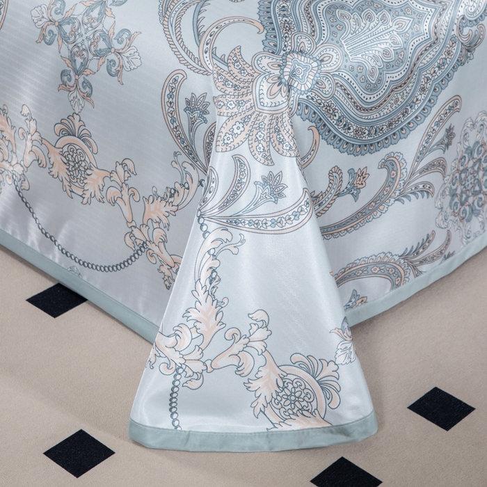 91家纺网 家纺一手货源 找家纺 （总）肖恩毯业 2025新款印花斜纹冰丝席三件套