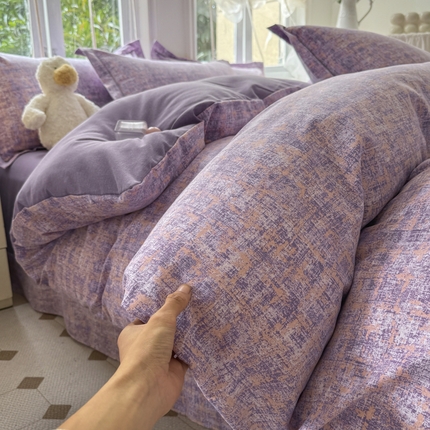 91家纺网 家纺一手货源 找家纺 （总）2025新款全棉磨毛印花单品被套